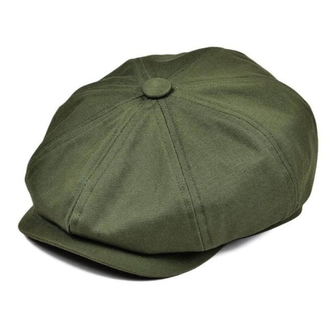 Cotton Twill Newsboy Cap | HAMILTON