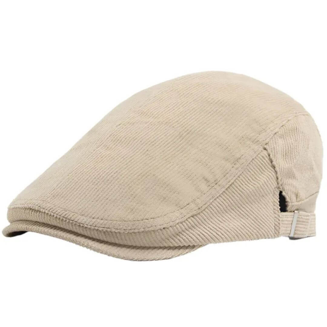Corduroy Flat Cap | ORANGE