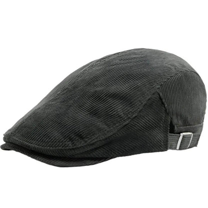 Corduroy Flat Cap | ORANGE