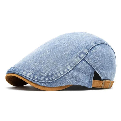 Denim Flat Cap | GOSFORD