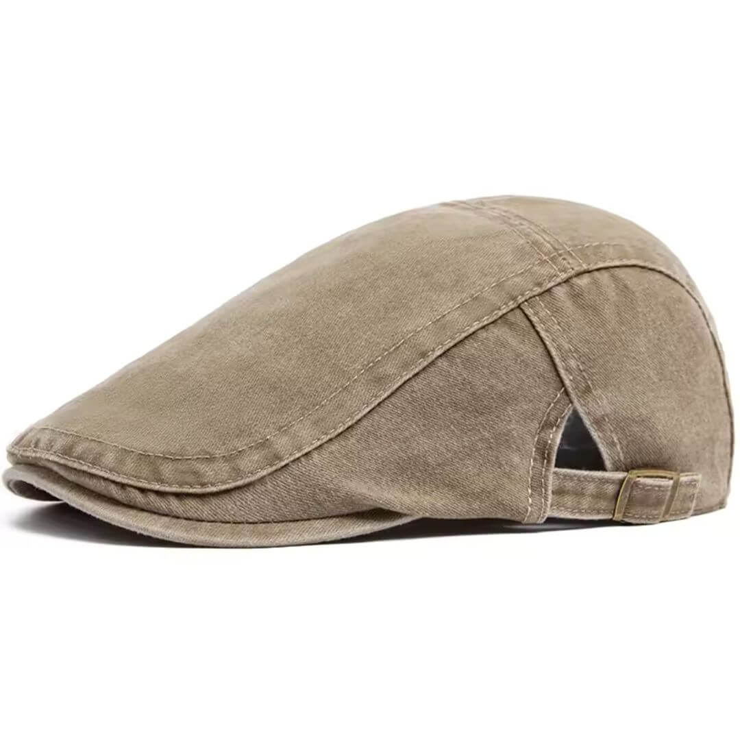 Washed Denim Flat Cap | BRISBANE