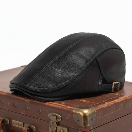 Leather Flat Cap | SHEPPARTON
