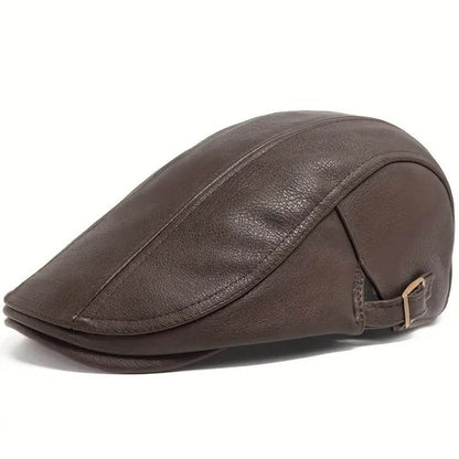 Leather Flat Cap | SHEPPARTON