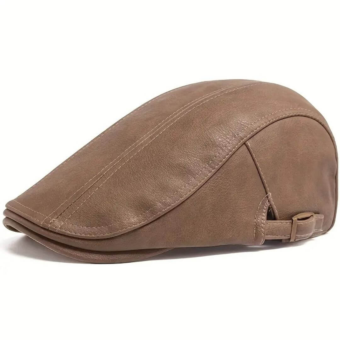 Leather Flat Cap | SHEPPARTON