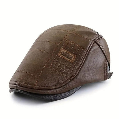 Leather Grid Cap | BURNIE