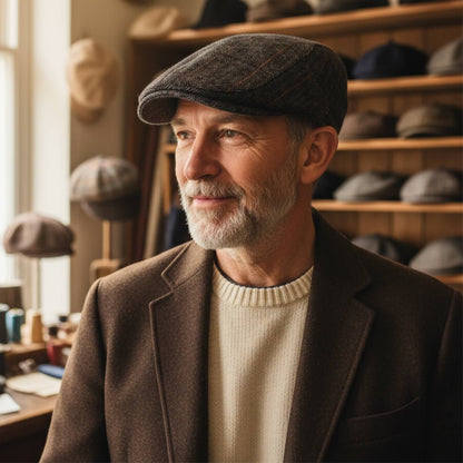 Wool Blend Flat Cap | IPSWICH