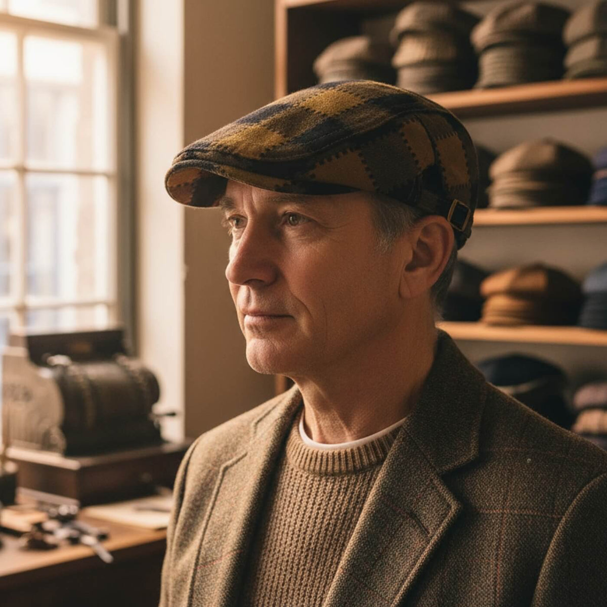 Plaid Flat Cap | BROKEN HILL