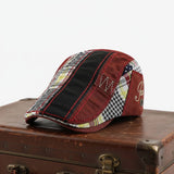 Patchwork Cotton Flat Cap | HERVEY BAY