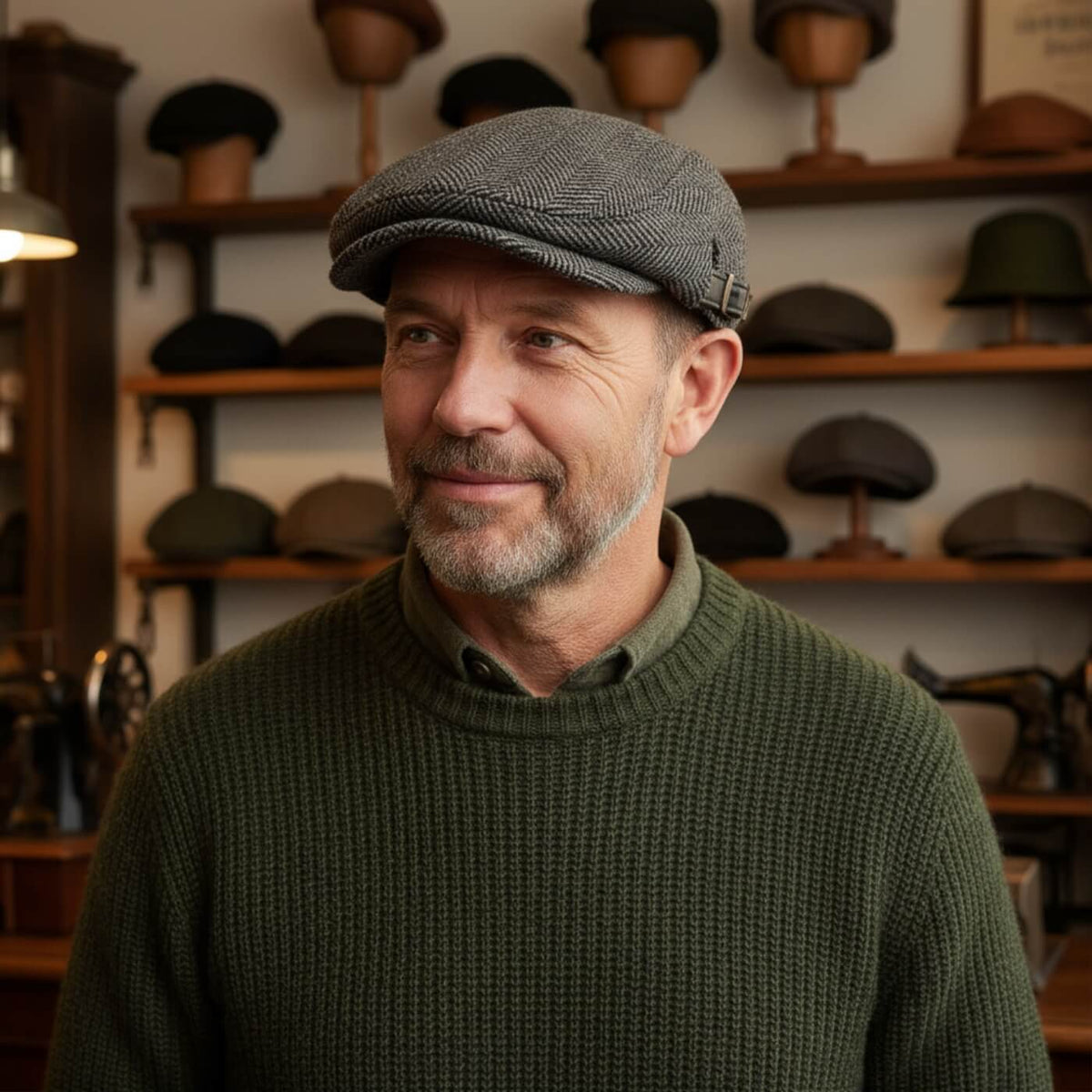 Wool Flat Cap | MOUNT ISA