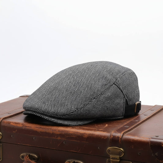 Herringbone Flat Cap | MURRAY BRIDGE