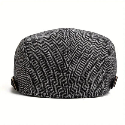 Herringbone Flat Cap | MURRAY BRIDGE