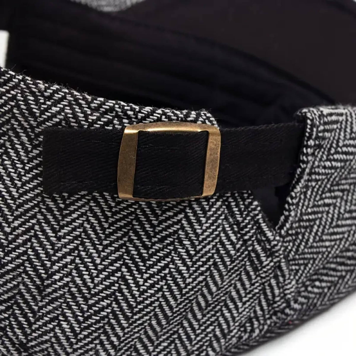Herringbone Flat Cap | MURRAY BRIDGE