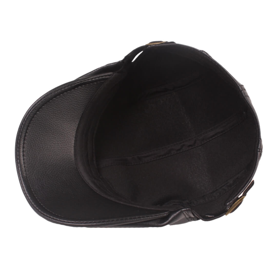 Leather Flat Cap | PENRITH