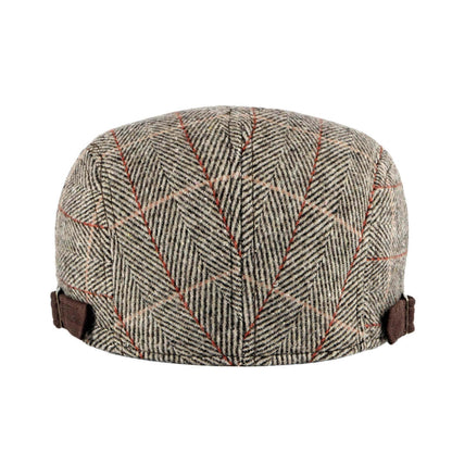 Herringbone Cotton Knitted Flat Cap | ROCKHAMPTON