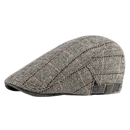 Herringbone Cotton Knitted Flat Cap | ROCKHAMPTON