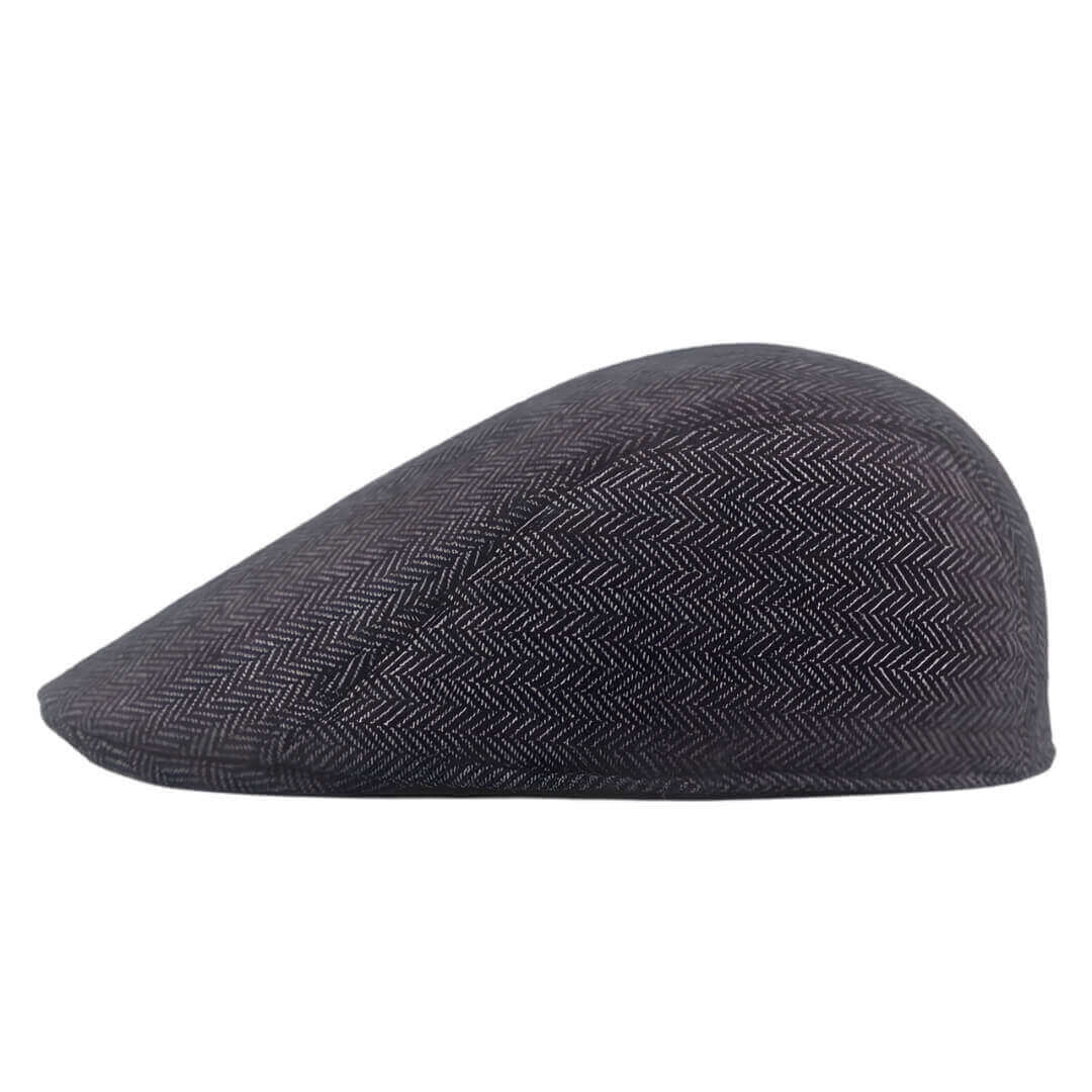 Herringbone Cotton Blend Cap | VICTOR HARBOR