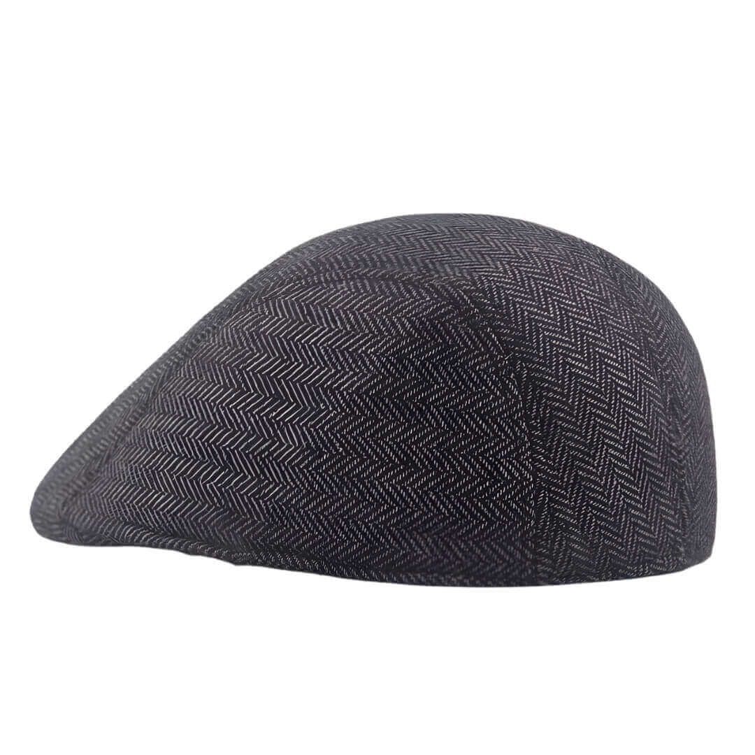 Herringbone Cotton Blend Cap | VICTOR HARBOR