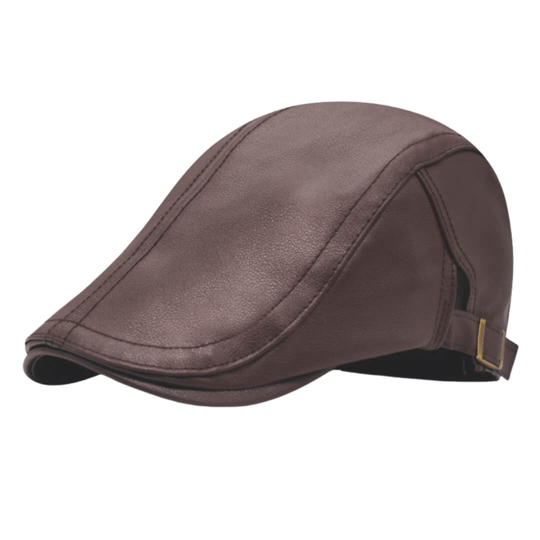 Leather Flat Cap | PENRITH