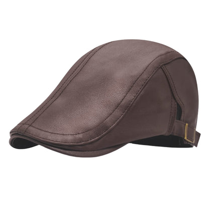 Leather Flat Cap | PENRITH