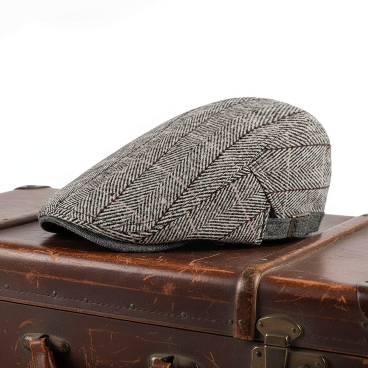 Herringbone Cotton Knitted Flat Cap | ROCKHAMPTON