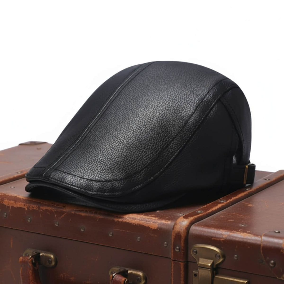 Leather Flat Cap | PENRITH