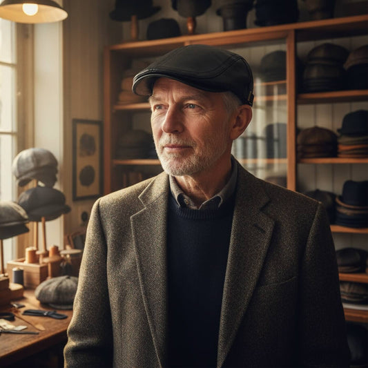 Leather Flat Cap | PENRITH