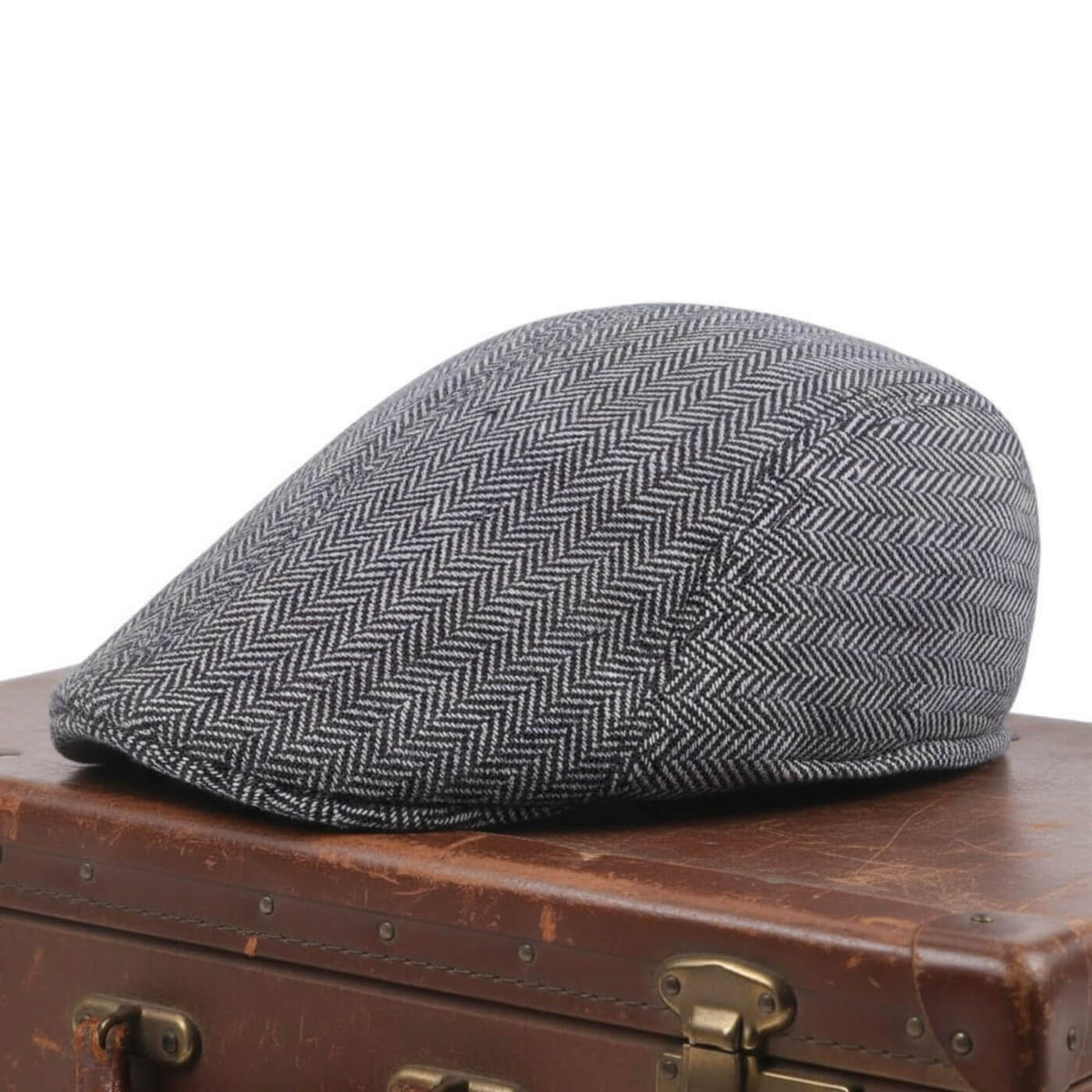Herringbone Cotton Blend Cap | VICTOR HARBOR