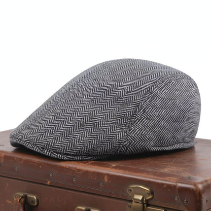 Herringbone Cotton Blend Cap | VICTOR HARBOR