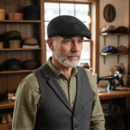Mesh Flat Cap | WAGGA WAGGA