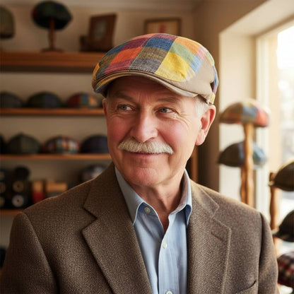 Plaid Driving Cap | ALBANY