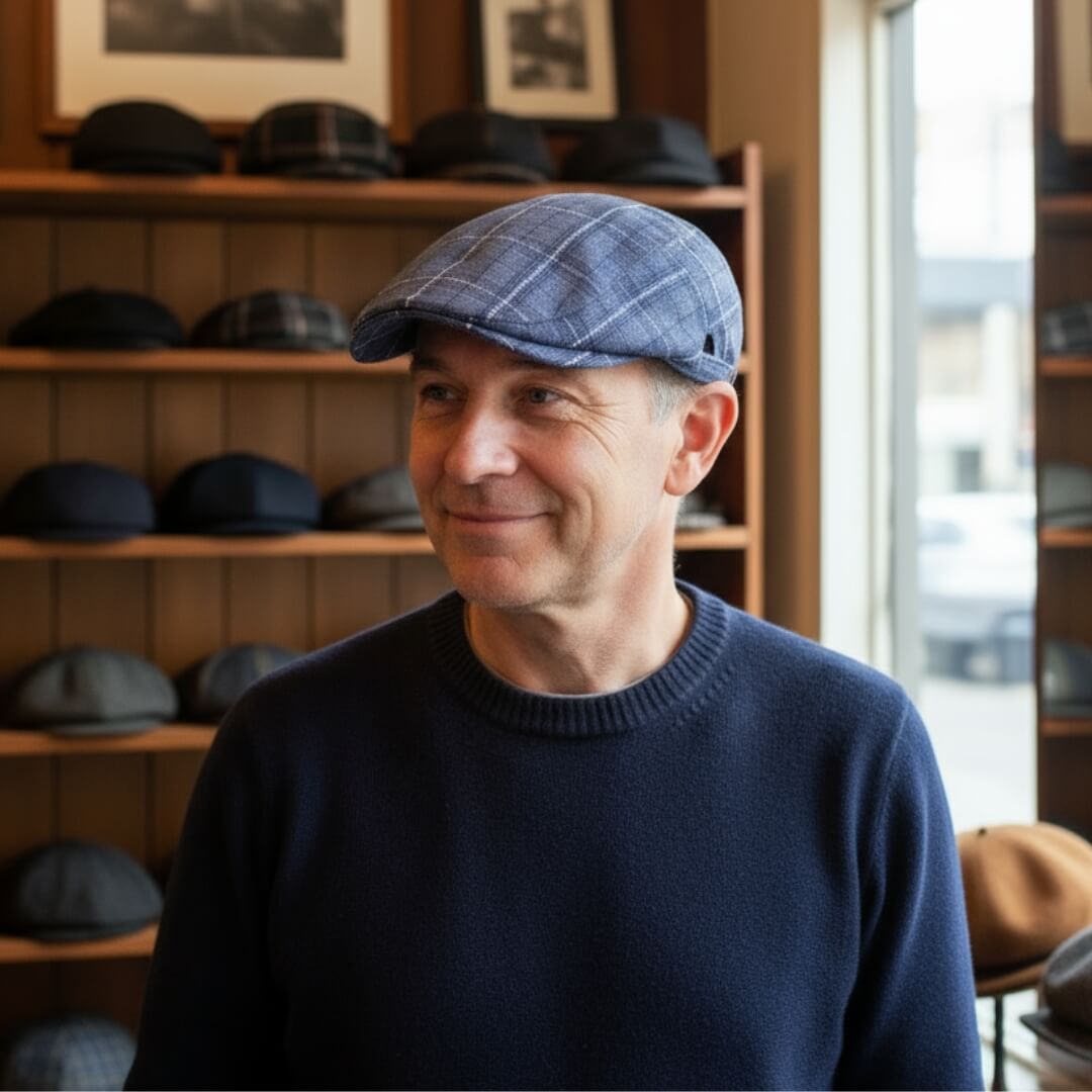 Plaid Fabric Ivy Cap | WHYALLA