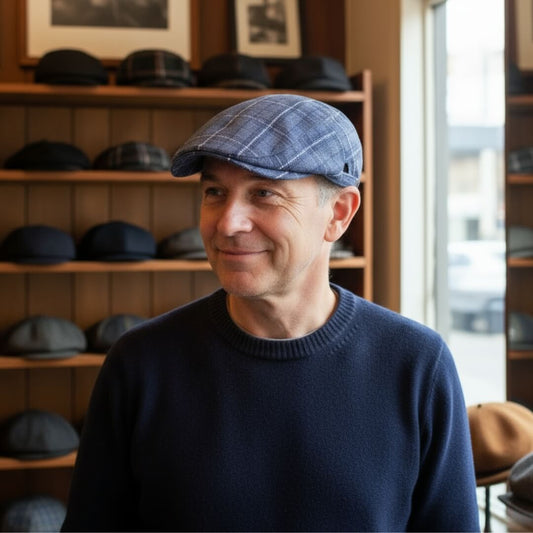 Plaid Fabric Ivy Cap | WHYALLA