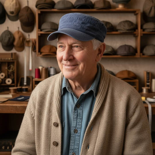 Washed Cotton Cadet Cap | HOBART