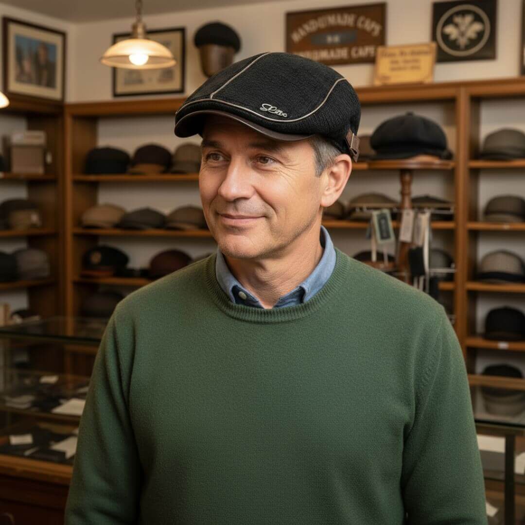 Knitted Flat Cap | WODONGA