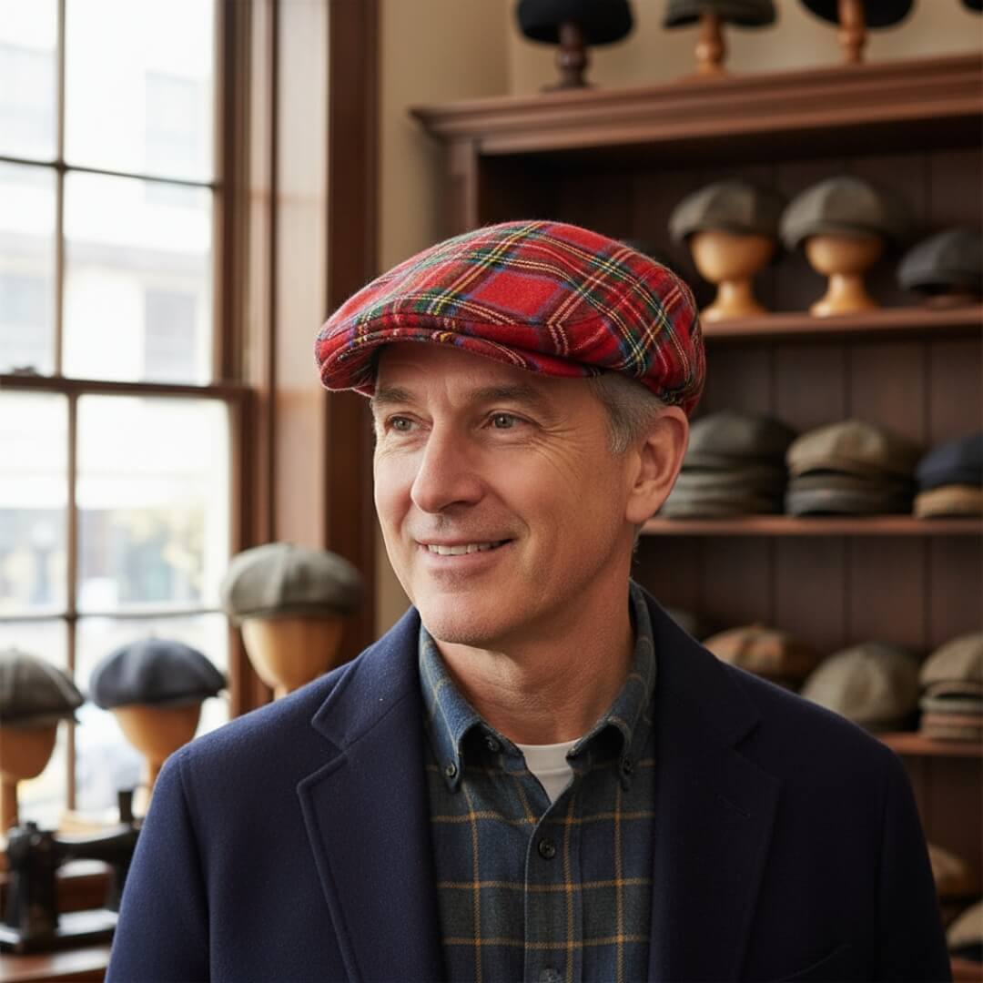 Tartan Cotton Ivy Cap | GYMPIE