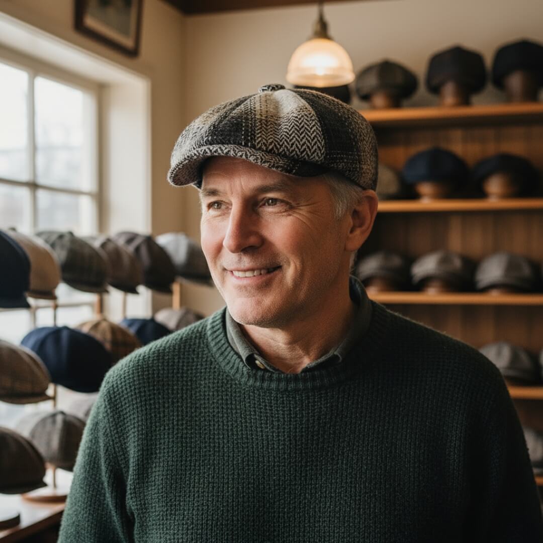 Wool Blend Newsboy Cap | FAIRFIELD