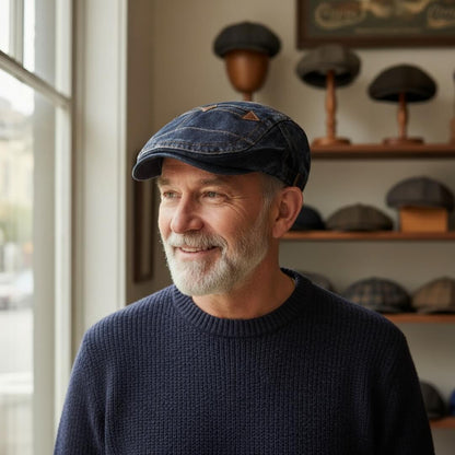 Denim Flat Cap | GOLD COAST
