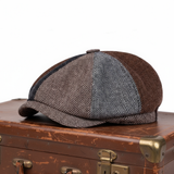 Wool Blend Patchwork Cap | MELTON