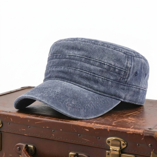 Washed Cotton Cadet Cap | HOBART